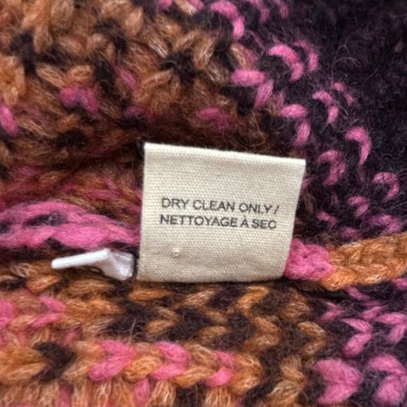 Ulla Johnson Boho Fringe Sweater Size XS Fuchsia Abia Alpaca RARE - Picture 7 of 7